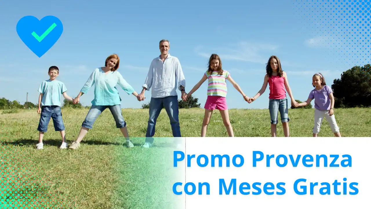 Familia con Seguro de Sanitas Promo Provenza