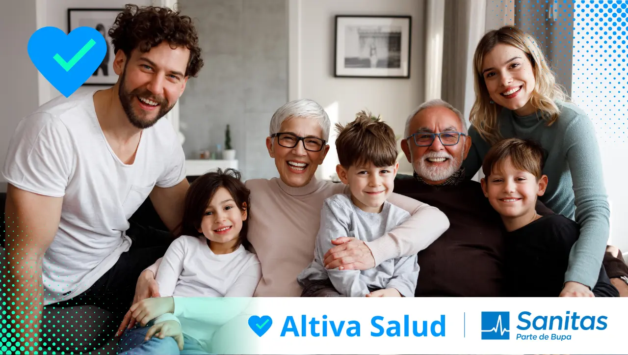 Familias aseguradas con el Seguro médico Sanitas en Les Corts